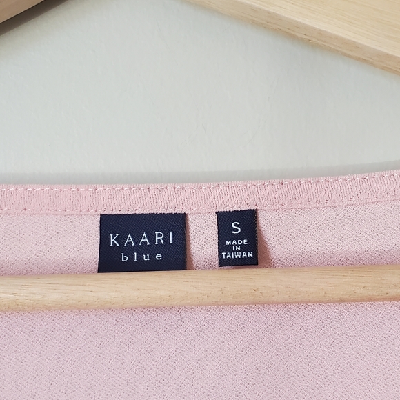 KAARI BLUE | NWT Pink Ruffle V-Neck Top | S - Picture 4 of 4